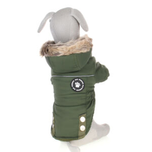 Vsepropejska Ronys zimní bunda pro psa Barva: Zelená