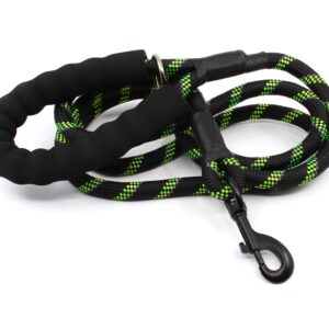 Azar nylonové vodítko pro psa | 300 cm Barva: Černo-zelená