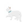 Vsepropejska Ola magnety koček na lednici Barva: Bílá