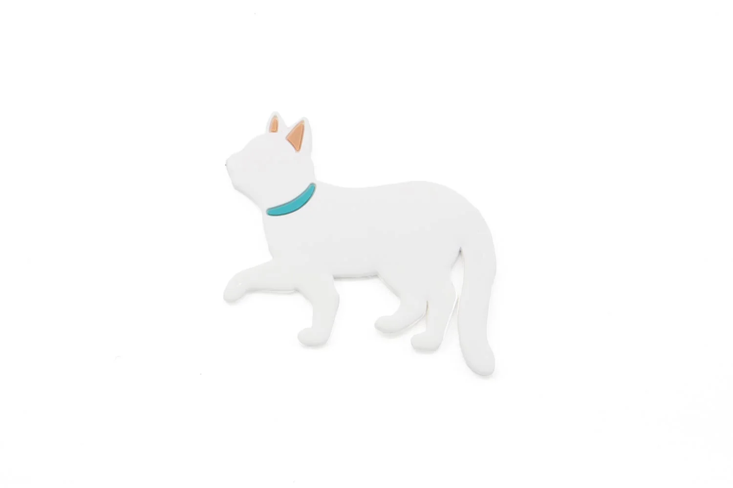 Vsepropejska Ola magnety koček na lednici Barva: Bílá