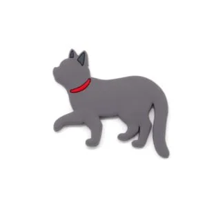 Vsepropejska Ola magnety koček na lednici Barva: Šedá