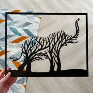 Vsepropejska Strom života slon dekorace na zeď Rozměr (cm): 38 x 28