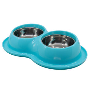 Vsepropejska Duo plastové misky pro psa Barva: Modrá