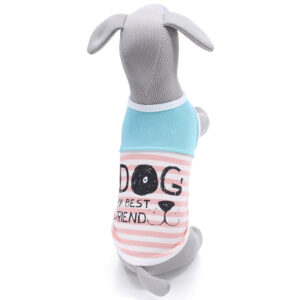 Vsepropejska Odeta pruhované tričko pro psa Barva: Modrá