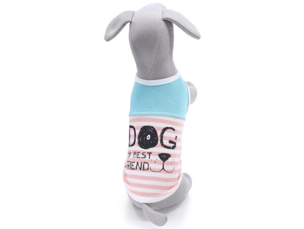 Vsepropejska Odeta pruhované tričko pro psa Barva: Modrá