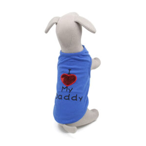 Vsepropejska Daddy letní tričko pro psa Barva: Modrá