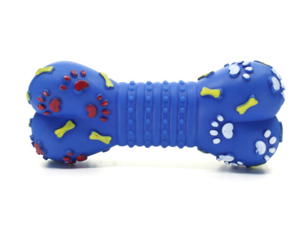Vsepropejska Fame gumová kost pro psa Barva: Modrá
