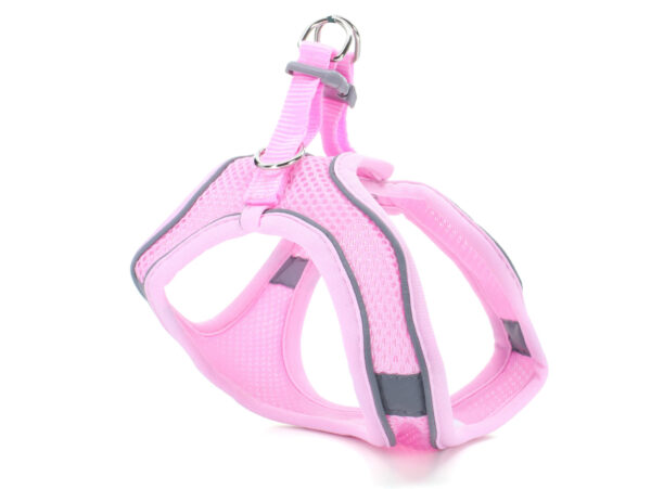 Vsepropejska Neve postroj pro psa s vodítkem | 23 – 49 cm Barva: Růžová
