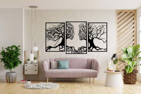 Vsepropejska Strom života 7 dekorace na zeď Rozměr (cm): 39 x 74