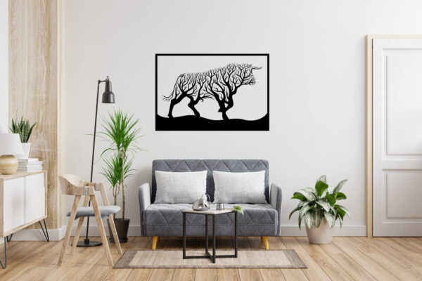 Vsepropejska Strom života býk dekorace na zeď Rozměr (cm): 38 x 25