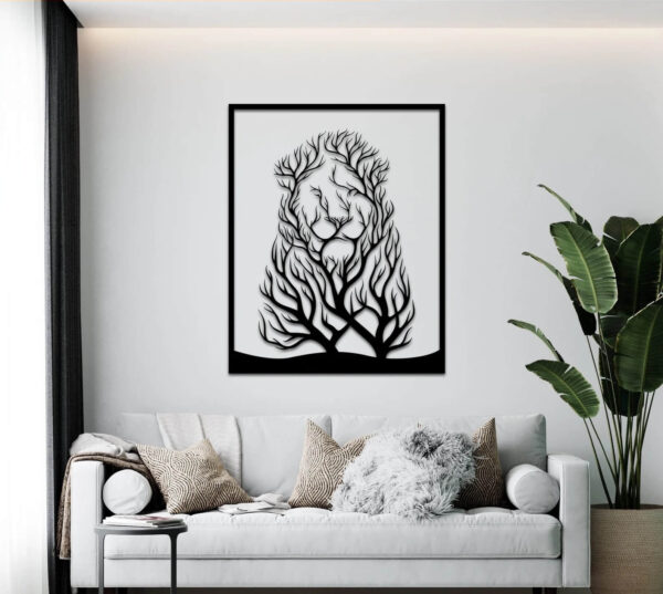 Vsepropejska Strom života lev dekorace na zeď Rozměr (cm): 38 x 30
