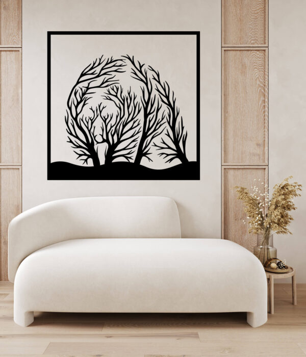 Vsepropejska Strom života medvěd dekorace na zeď Rozměr (cm): 38 x 37