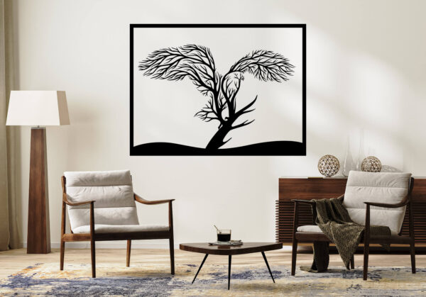 Vsepropejska Strom života orel dekorace na zeď Rozměr (cm): 38 x 28