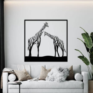 Vsepropejska Strom života žirafa dekorace na zeď Rozměr (cm): 38 x 36