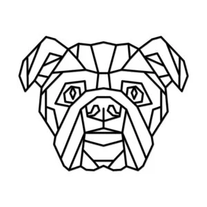 Vsepropejska Anglický buldok dřevěná dekorace na zeď Rozměr (cm): 28 x 35