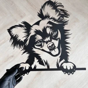 Vsepropejska Čivava 6 dřevěná dekorace na zeď Rozměr (cm): 38 x 38