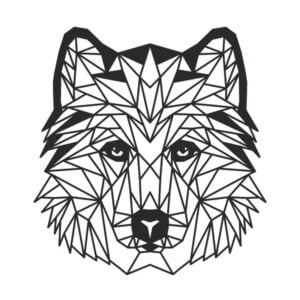 Vsepropejska Husky 4 dřevěná dekorace na zeď Rozměr (cm): 38 x 35