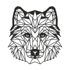 Vsepropejska Husky 4 dřevěná dekorace na zeď Rozměr (cm): 38 x 35