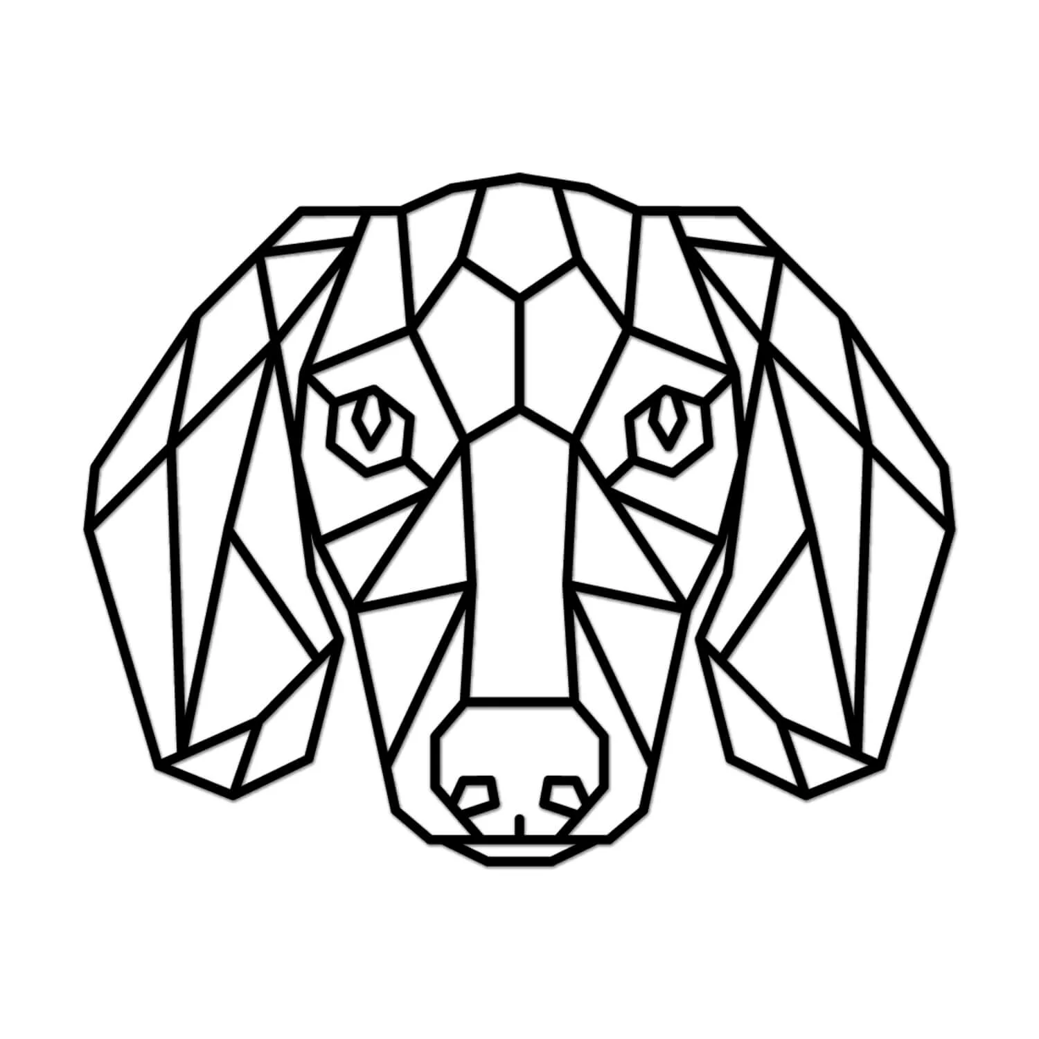 Vsepropejska Jezevčík dřevěná dekorace na zeď Rozměr (cm): 35 x 27