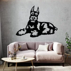 Vsepropejska Knírač dřevěná dekorace na zeď Rozměr (cm): 38 x 29