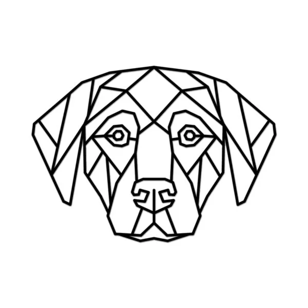 Vsepropejska Labrador dřevěná dekorace na zeď Rozměr (cm): 35 x 25