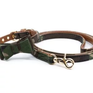 Vsepropejska Margo maskáčový obojek s vodítkem | 22 - 34 cm Obvod krku: 20 - 24 cm