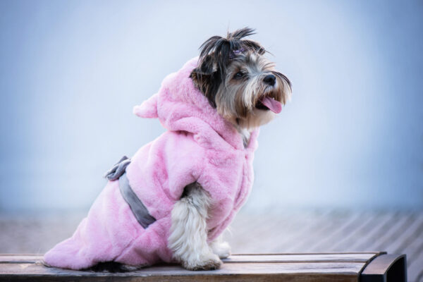 Vsepropejska Sandy růžová měkoučká mikina pro psa Barva: Růžová