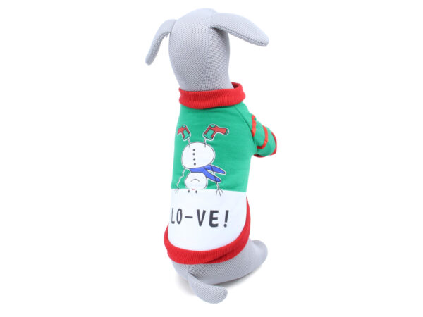 Vsepropejska Valerie vánoční mikina pro psa Barva: Zelená