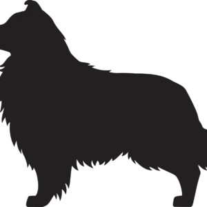 Vsepropejska Sheltie dřevěná dekorace na zeď Rozměr (cm): 31 x 38