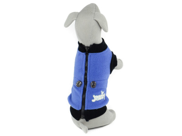 Vsepropejska Jazzy mikina pro psa na zip Barva: Modrá