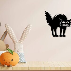 Vsepropejska Kočka 5 dřevěná dekorace na zeď Rozměr (cm): 38 x 35