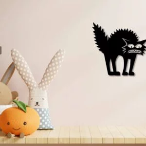 Vsepropejska Kočka 5 dřevěná dekorace na zeď Rozměr (cm): 38 x 35