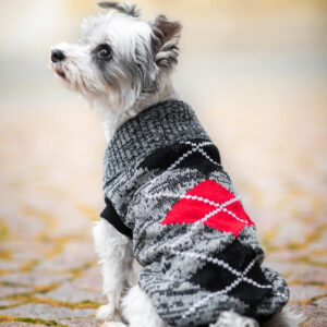 Vsepropejska Squere svetr pro psa Barva: Šedá