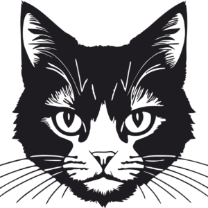 Vsepropejska 3D samolepka na zeď ze dřeva kočka 4 Rozměr (cm): 38 x 33