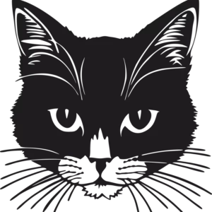 Vsepropejska 3D samolepka na zeď ze dřeva kočka 6 Rozměr (cm): 38 x 36