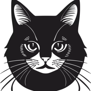 Vsepropejska 3D samolepka na zeď ze dřeva kočka 8 Rozměr (cm): 38 x 37