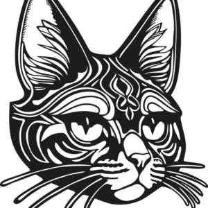 Vsepropejska Dřevěná mandala na zeď kočka 2 Rozměr (cm): 38 x 32