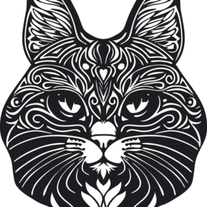 Vsepropejska Dřevěná mandala na zeď kočka 4 Rozměr (cm): 38 x 29