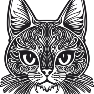 Vsepropejska Dřevěná mandala na zeď kočka 5 Rozměr (cm): 38 x 30