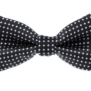 Vsepropejska Elegant černý motýlek pro psa s puntíky | 25 - 42 cm