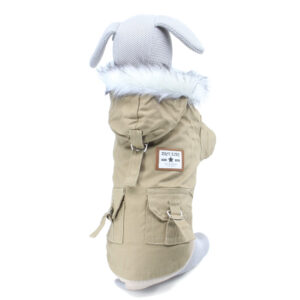 Vsepropejska Fur zimní bunda pro psa s kožíškem Barva: Béžová