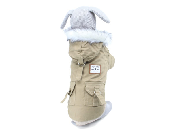 Vsepropejska Fur zimní bunda pro psa s kožíškem Barva: Béžová