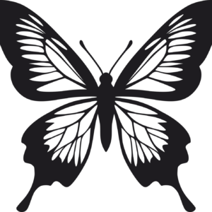 Vsepropejska Motýl dekorace na zeď 6 Rozměr (cm): 38 x 35