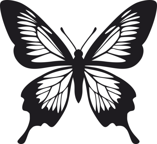 Vsepropejska Motýl dekorace na zeď 6 Rozměr (cm): 38 x 35
