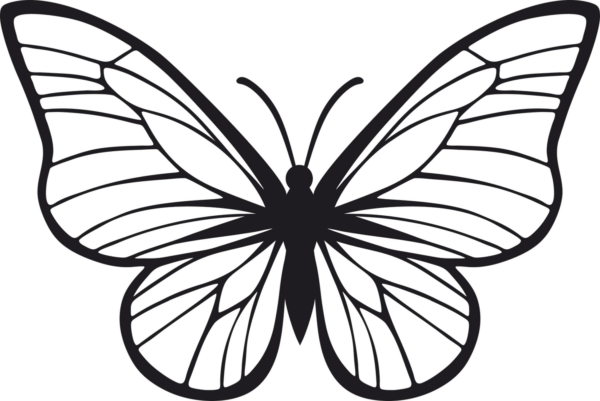 Vsepropejska Motýl dekorace na zeď 8 Rozměr (cm): 38 x 25