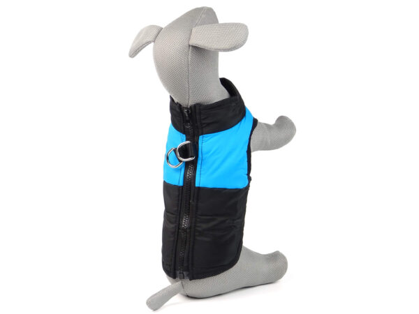 Vsepropejska Rainy obleček pro psa na zip Barva: Černo-modrá