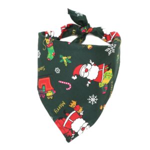 Vsepropejska Vánoční zelený šátek pro psa Obvod krku: 30 - 60 cm