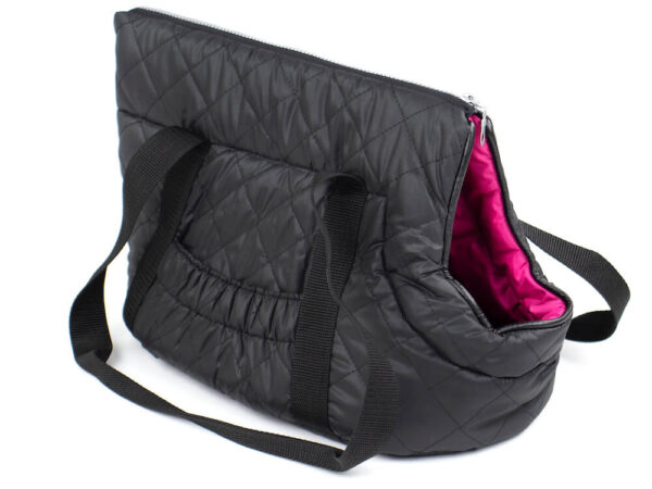 Carry taška pro psa | do 4 Kg Barva: Černo-růžová