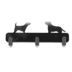 Loko věšák na klíče či vodítko pes Barva: Černá