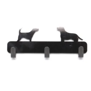 Loko věšák na klíče či vodítko pes Barva: Černá